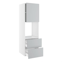 Kitchn Højskab til ovn/micro nichemål 592x567 mm. m/skuffer H:316 og låge H:700 H:1952 D:580 B:600