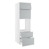 Kitchn Højskab til ovn/micro nichemål 592x567 mm. m/skuffer H:316 og 252, liftdoor H:444, toplåge H:316 H:1952 D:580 B:600