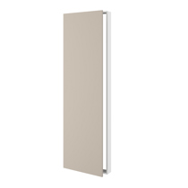Installationsramme, 1 låge (leveres usamlet). H:1952 B:400 D:123