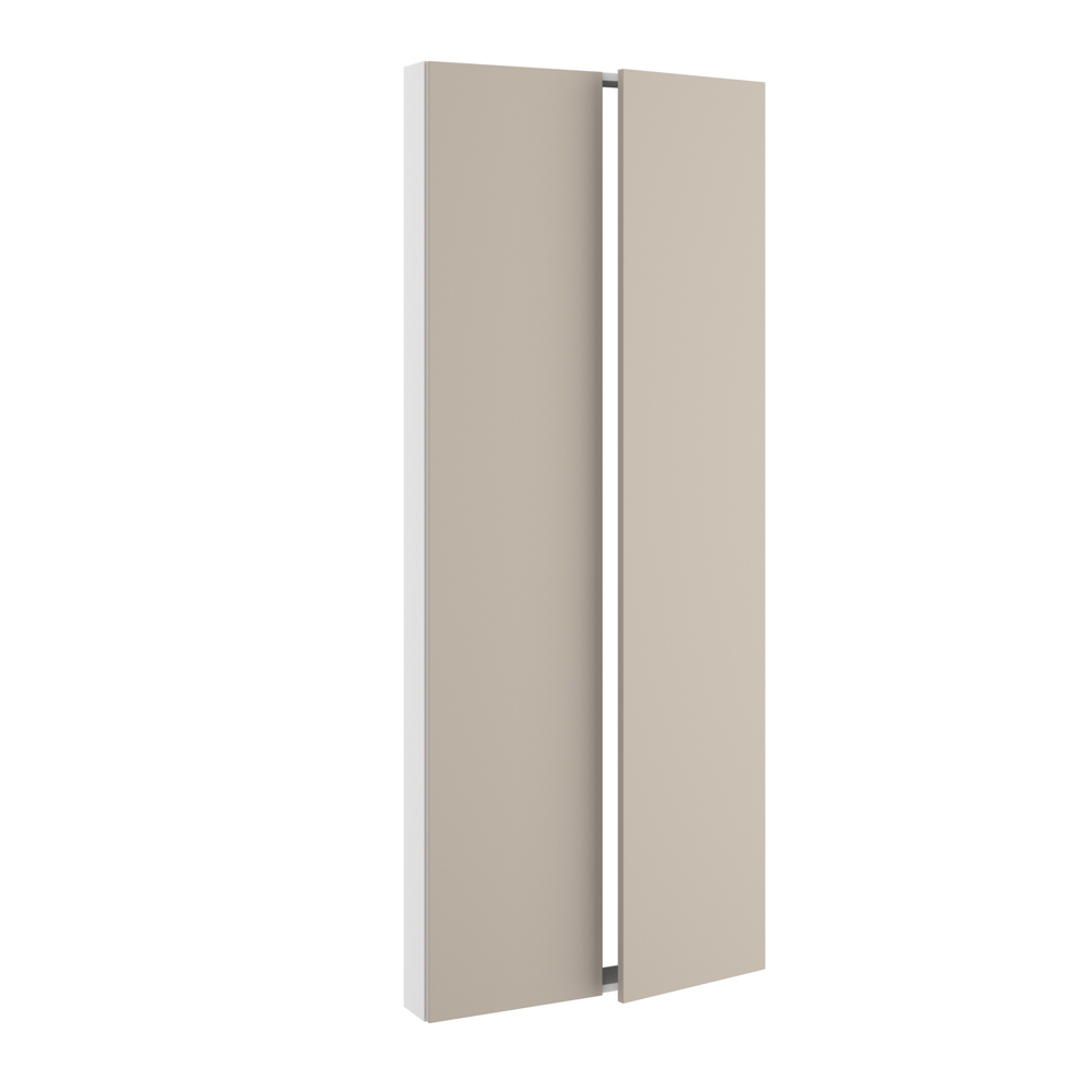 Installationsramme, m/dobbelt låger (leveres usamlet). H:1952 B:800 D:123