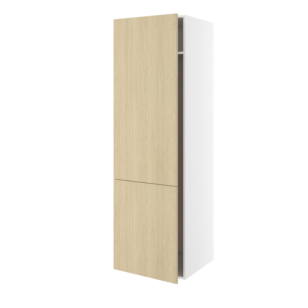 Kosteskab, 1 låge, 2-delt sammensat, 1 hylde, slangeholder, trådindsats. H:1952 B:600 D:580