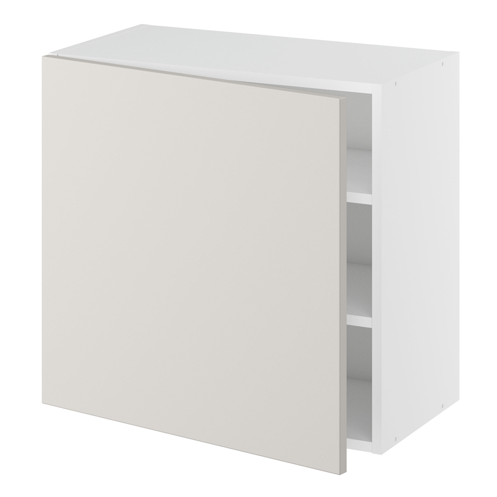 Overskab, 1 låge, 2 hylder. H:576 B:400 D:320