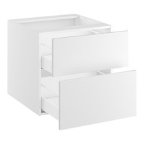 Lavt kolonialskab 2 skuffer H:576 D:580 B:500