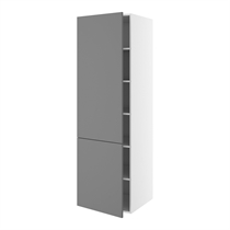 Kitchn Madskab m/5 hylder med 2-delt låge H:1952 D:580 B:600