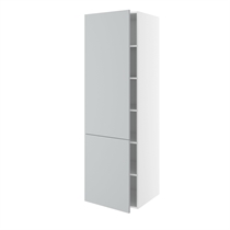 Kitchn Madskab m/5 hylder med 2-delt låge H:1952 D:580 B:600