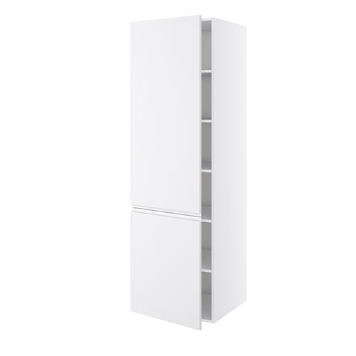 Kitchn Madskab m/5 hylder med 2-delt låge H:1952 D:580 B:600