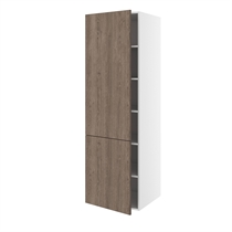 Kitchn Madskab m/5 hylder med 2-delt låge H:1952 D:580 B:600