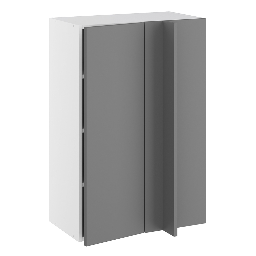 Kitchn Hjørneindstiksoverskab m/3 hylder og blændplade 340 mm (låge 296 mm. - min. 640 mm. fra væg) H:896 D:320 B:600