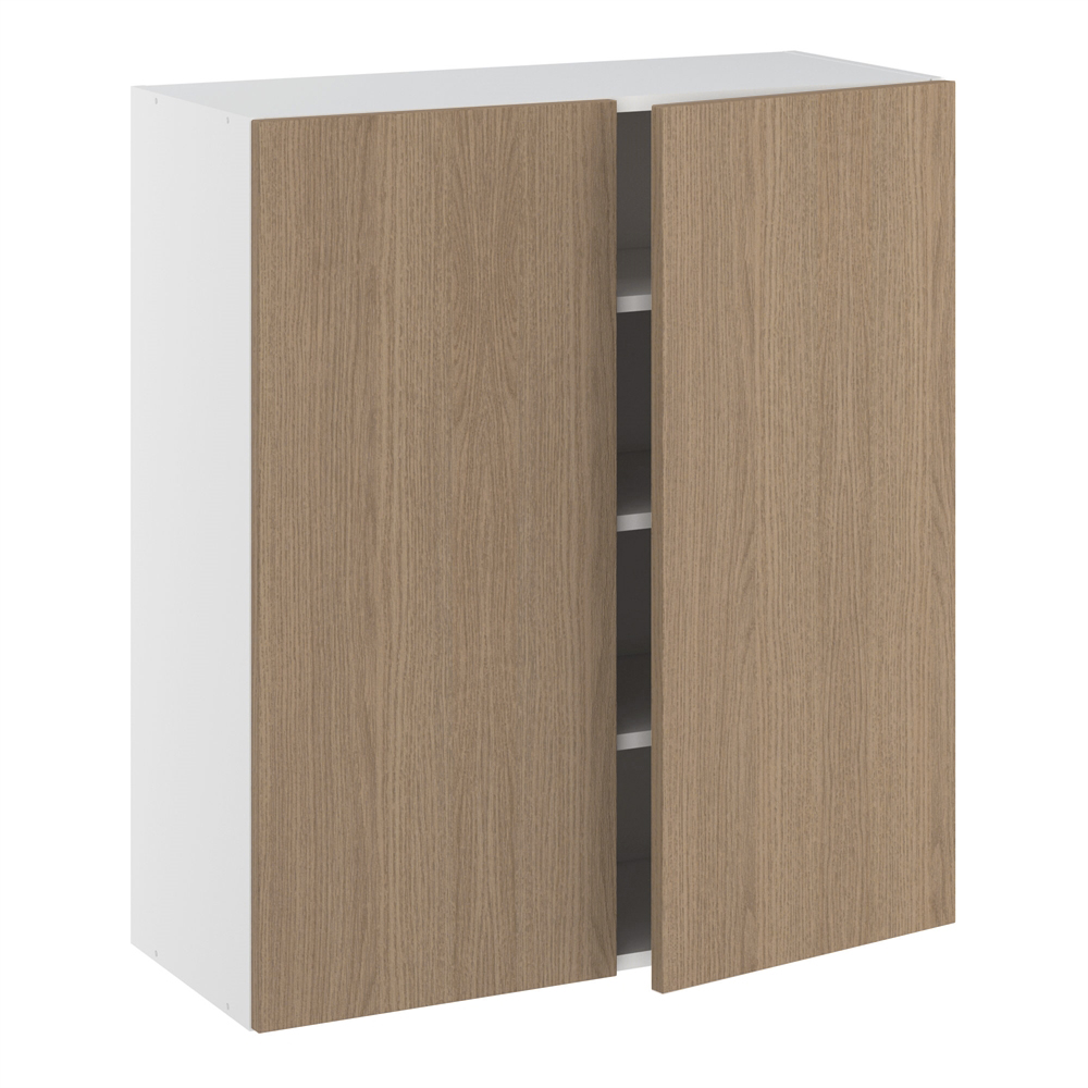 Overskab, m/dobbelt låger, 3 hylder. H:896 B:800 D:320