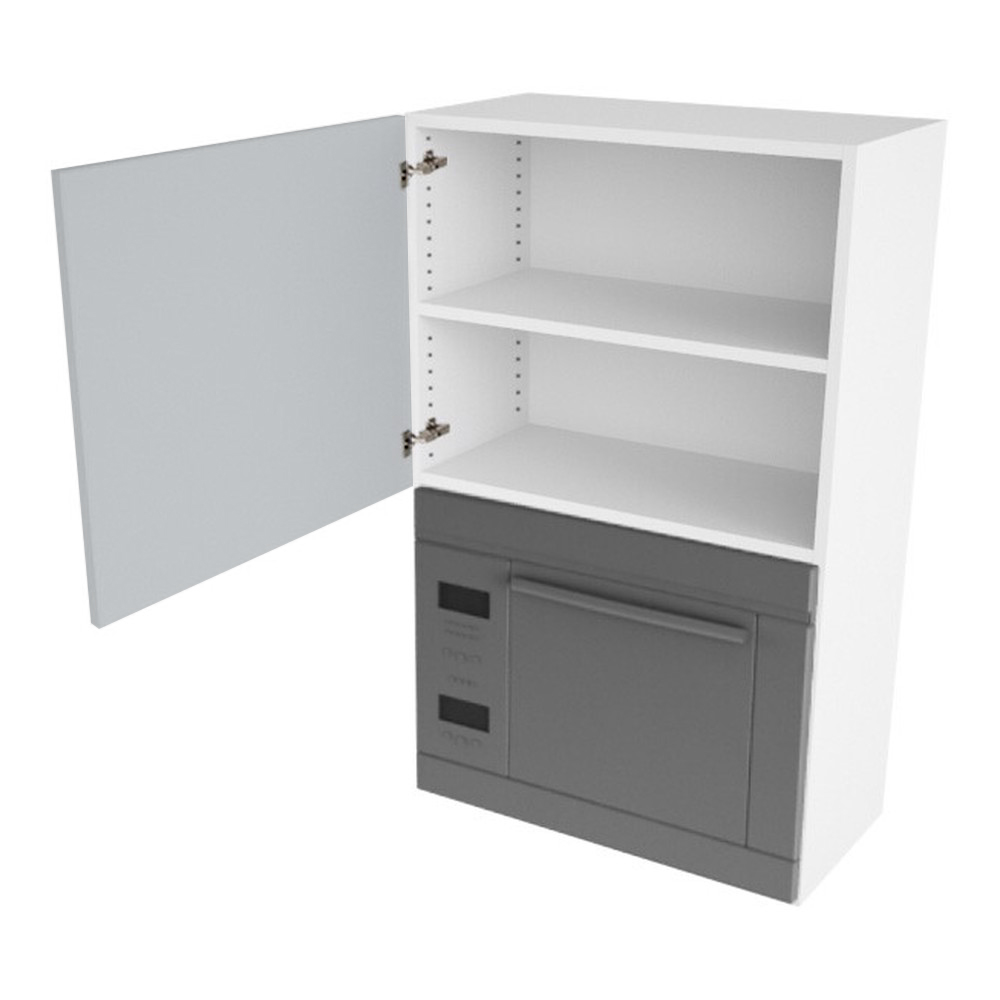 Kitchn Overskab Til Microovn Nichemål 426x576x320 Låge H:444 Blændstk. H:896 D:320 B:600