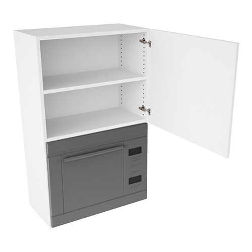 Overskab til microovn nichemål 426x576x320 Låge H:444 + Blændstk. H:896 D:320 B:600