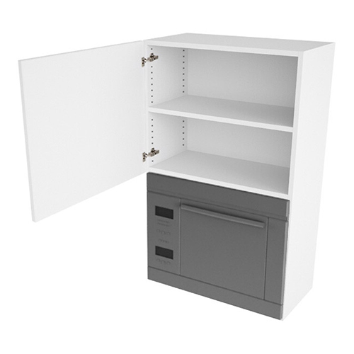 Overskab til microovn nichemål 426x576x320 Låge H:444 + Blændstk. H:896 D:320 B:600