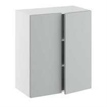Kitchn Overskab boret til spot 2 hylder og 2 låger (Bund boret til 1 spot) H:704 D:320 B:600