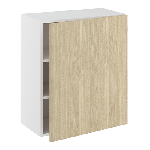 Overskab, 1 låge, 2 hylder. H:704 B:500 D:320