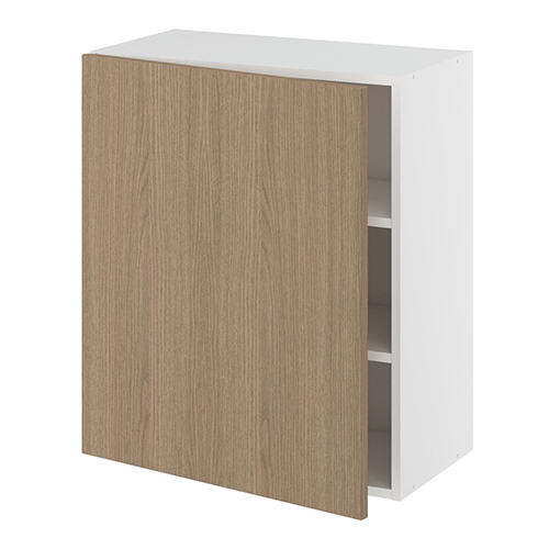 Overskab, 1 låge, 2 hylder. H:704 B:500 D:320