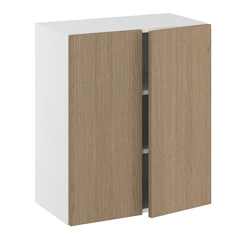 Overskab, m/dobbelt låger, 2 hylder. H:704 B:800 D:320