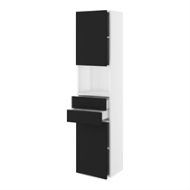 Kitchn Badhøjskab Slimline m/2 skuffer og 2 låger H:1728 D:320 B:400