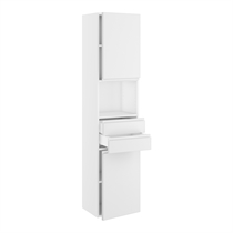 Kitchn Badhøjskab Slimline m/2 skuffer og 2 låger H:1728 D:320 B:400