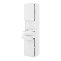 Kitchn Badhøjskab Slimline m/2 skuffer og 2 låger H:1728 D:320 B:400