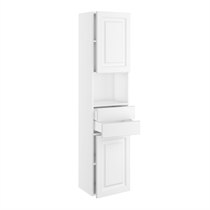 Kitchn Badhøjskab Slimline m/2 skuffer og 2 låger H:1728 D:320 B:400