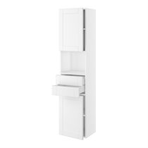 Kitchn Badhøjskab Slimline m/2 skuffer og 2 låger H:1728 D:320 B:400