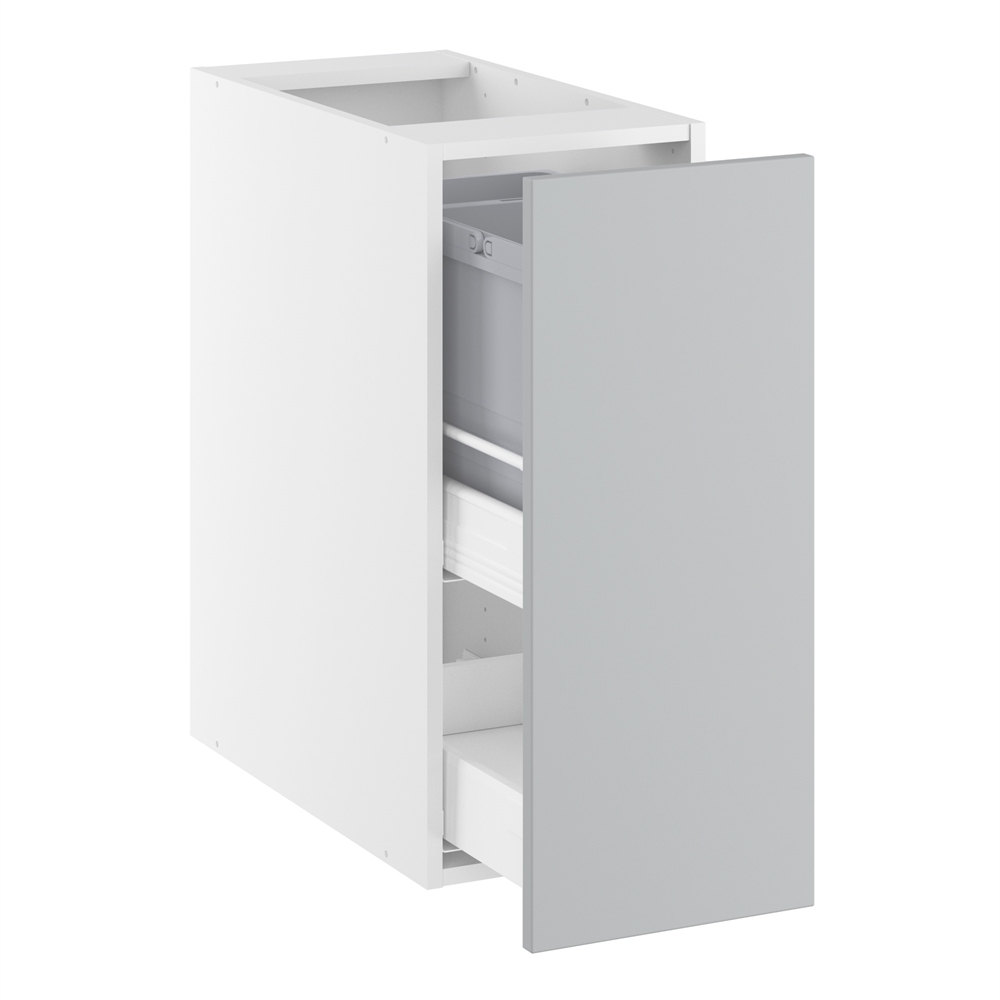 Kitchn Affaldsskab M/luksusaffaldsudtræk 2 Spande Og 1 Bundskuffe H:704 D:580 B:300