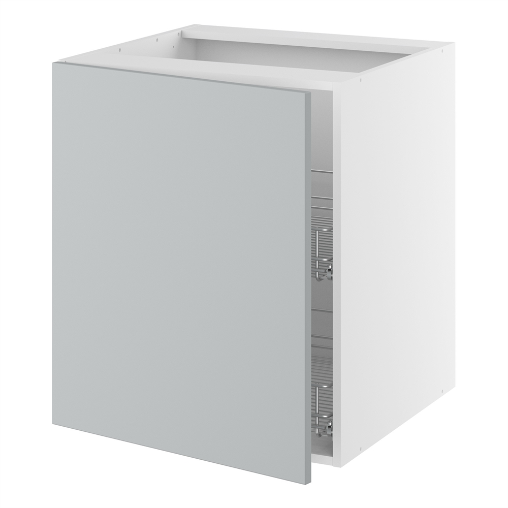 Billede af Kitchn Designskab til integreret køl m/låge med hængselsboring H:1248 D:580 B:600