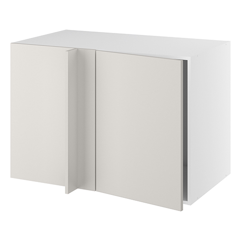 Hjørneindstiksskab, 496mm låge, blændplade, m/ 1/2 karrusel (min. 1150mm fra væg). H:704 B:1000 D:580