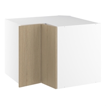 Kitchn Vinkelunderskab med hylde<br>H: 70,4 cm D: 58,0 cm B: 90 cm