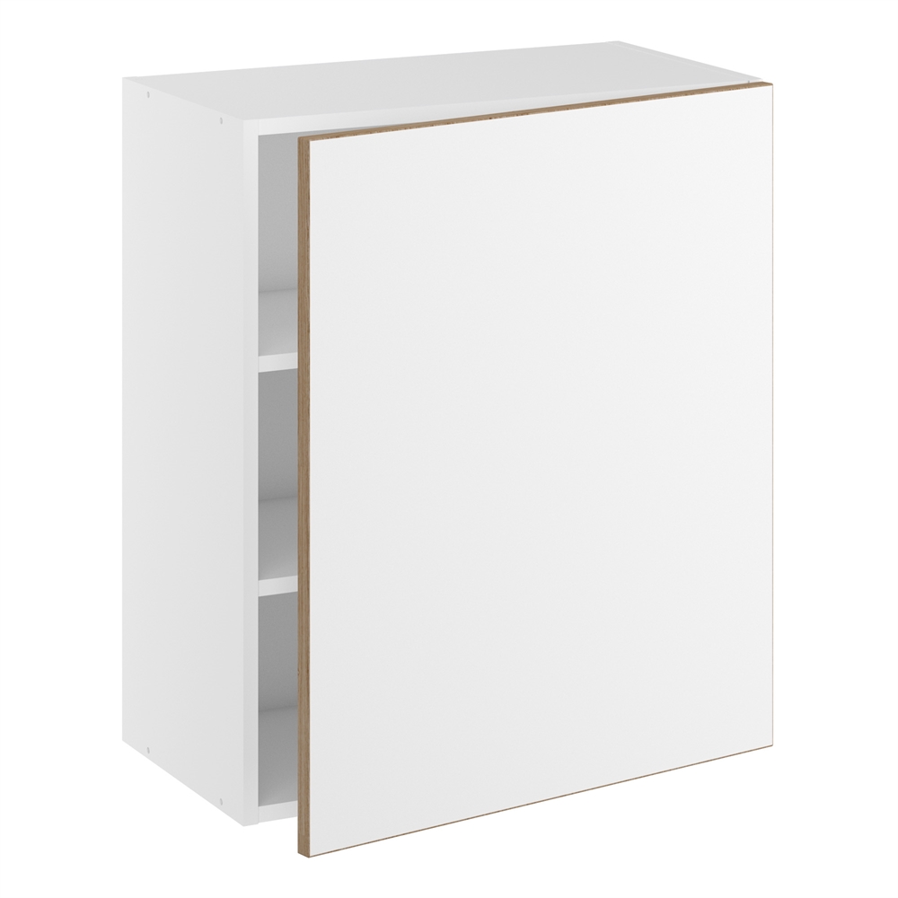 Hyldeskab 1/2 dybde, 2 hylder og 1 låge H:704 D:320 B:600