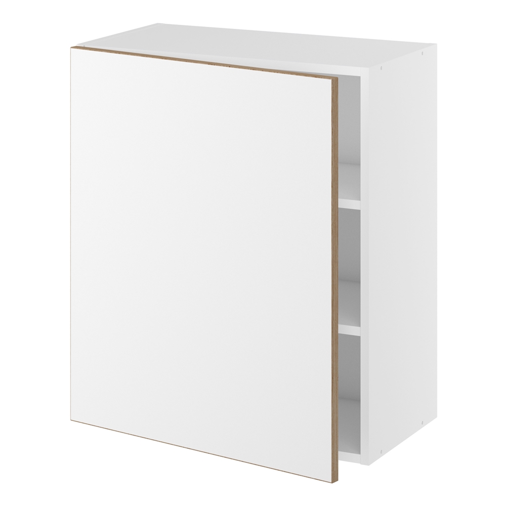 Hyldeskab 1/2 dybde, 2 hylder og 1 låge H:704 D:320 B:500