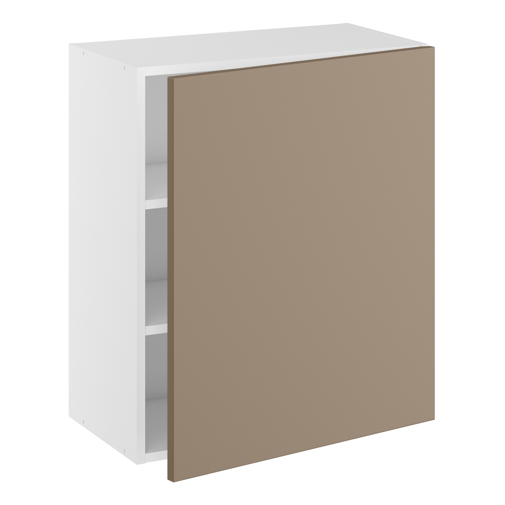 Underskab, halv dybde, 1 låge, 2 hylder. H:704 B:400 D:320