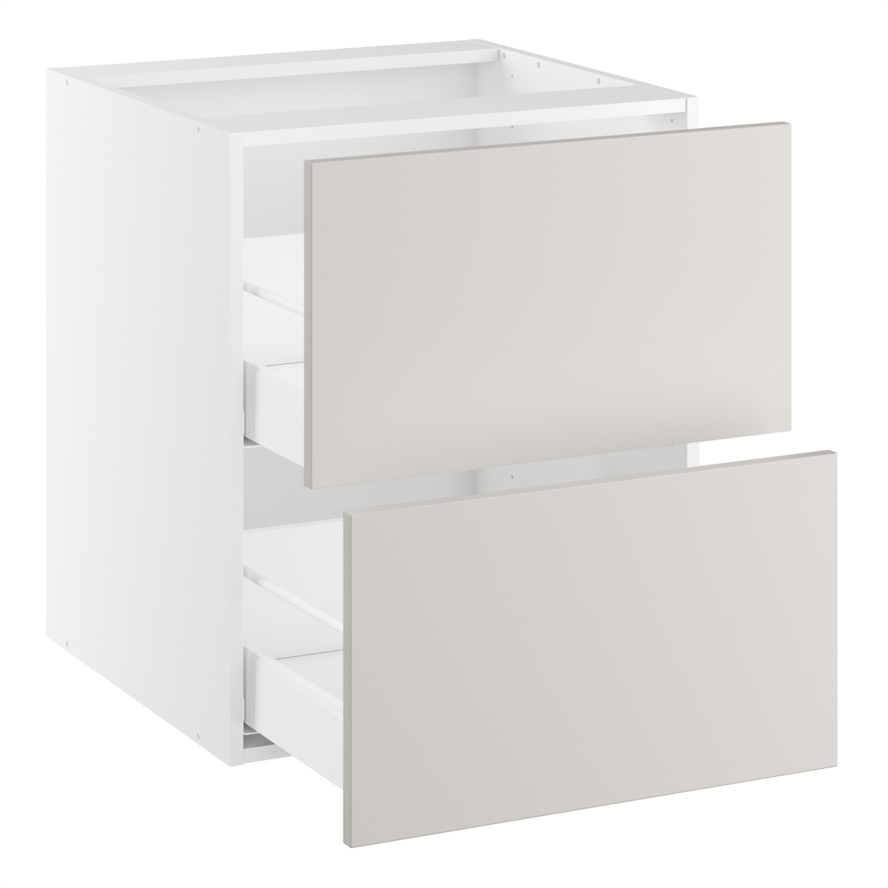 Underskab, 2 skuffer. H:704 B:600 D:580