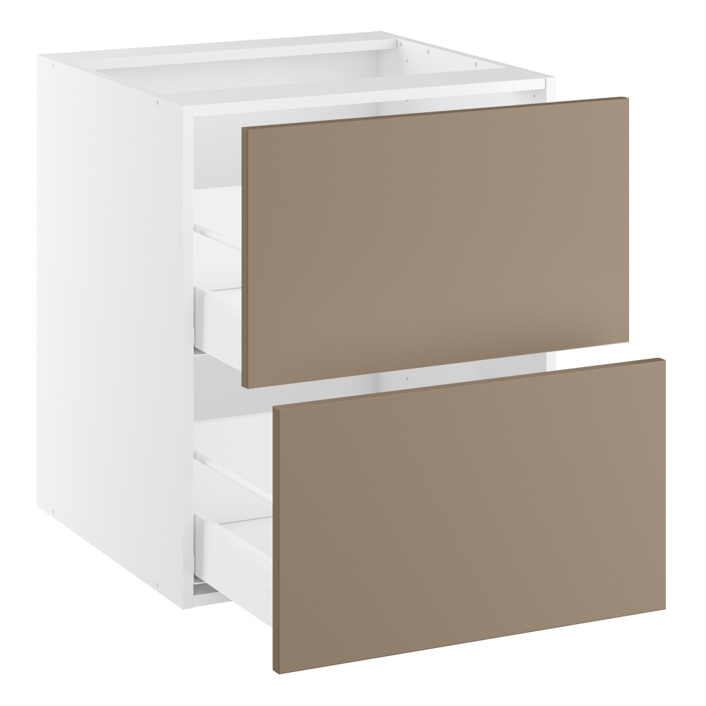 Underskab, 2 skuffer. H:704 B:600 D:580