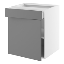 Kitchn Hyldeskab m/1 skuffe og 1 hylde H:704 D:580 B:600