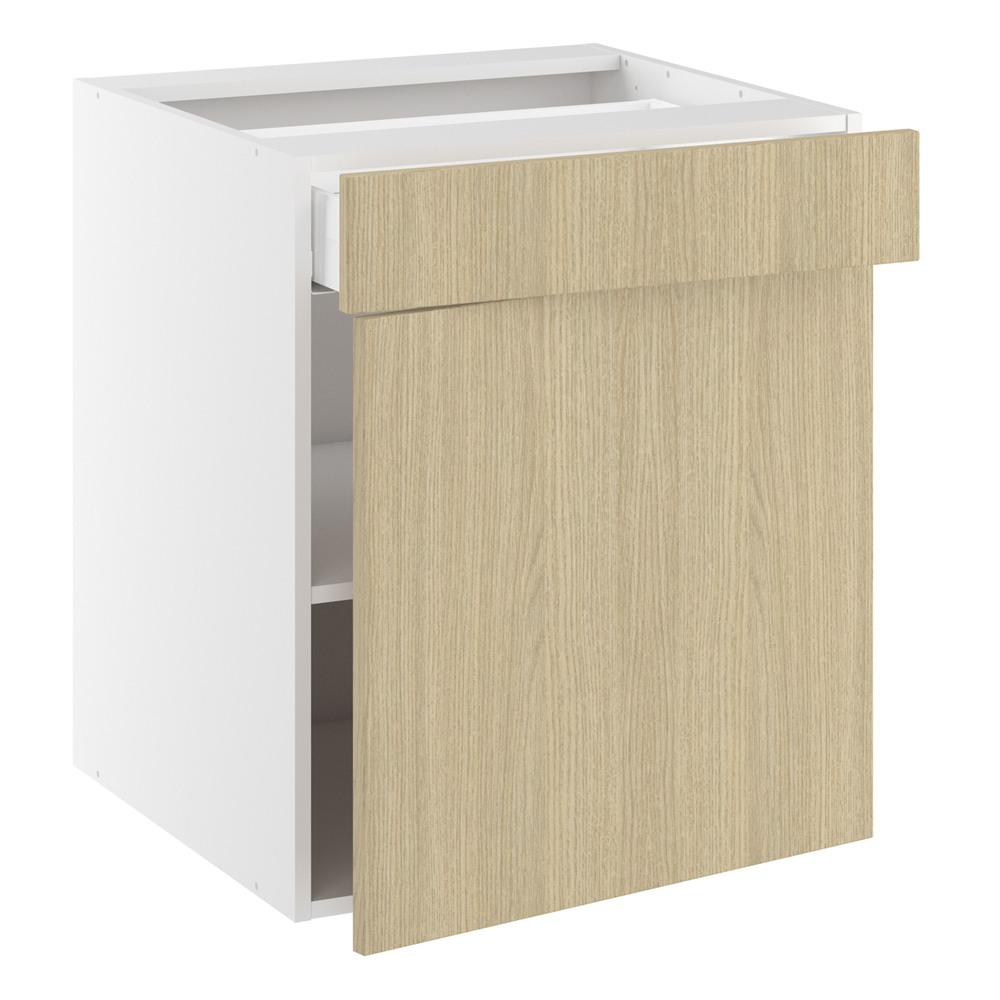 Underskab, 572mm låge, 1 skuffe, 1 hylde. H:704 B:500 D:580