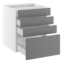 Kitchn Skuffeskab, 4 skuffer. H:704 B:400 D:580