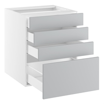Kitchn Skuffeskab, 4 skuffer. H:704 B:400 D:580