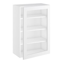 Kitchn Vitrineskab 3 hylder og 1 låge H:896 D:320 B:500