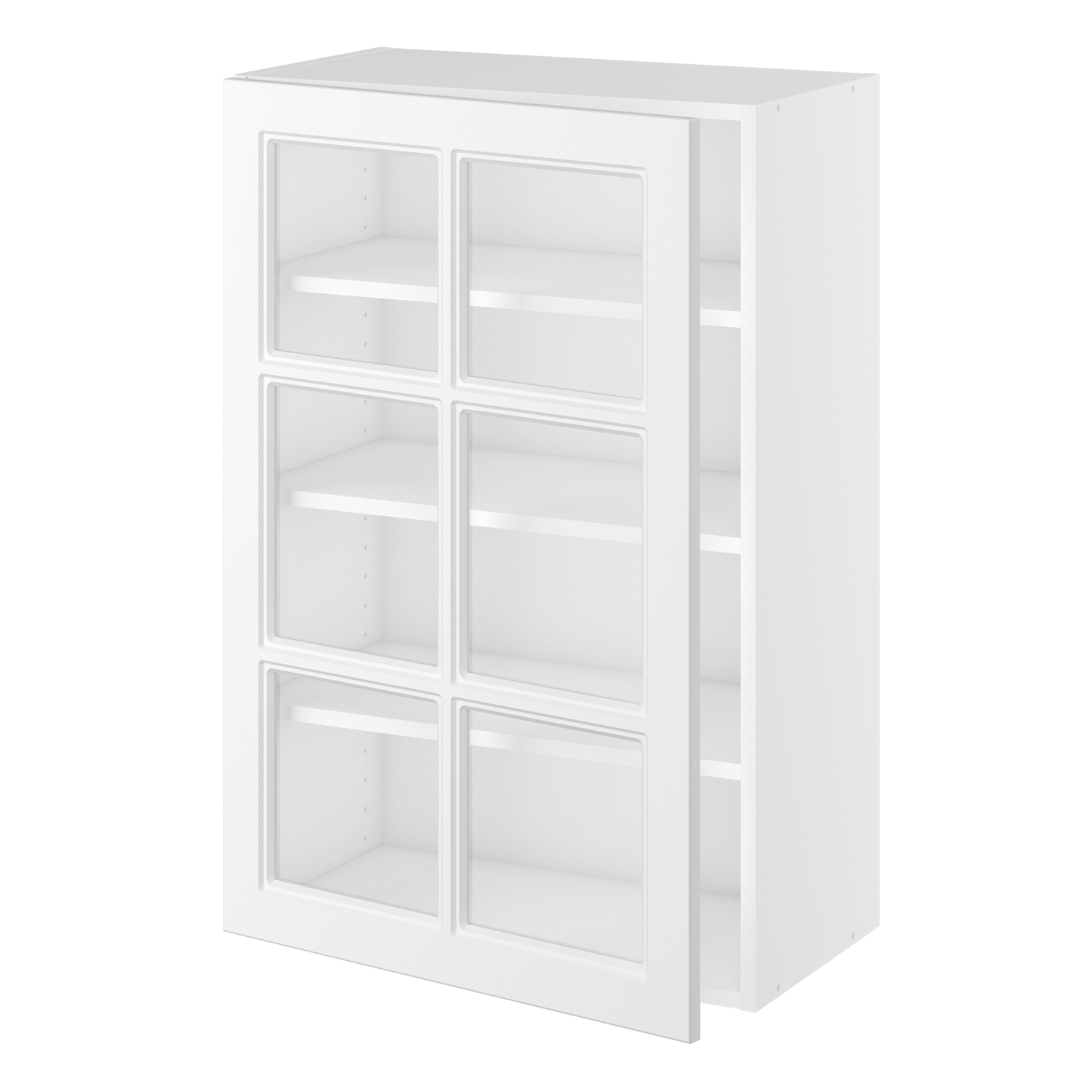 Kitchn Vitrineskab 3 hylder og 1 låge H:896 D:320 B:600