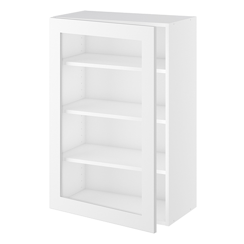 Kitchn Vitrineskab 3 hylder og 1 låge H:896 D:320 B:600