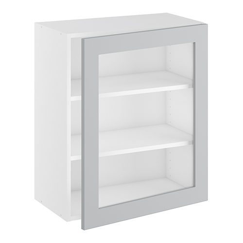 Kitchn Vitrineskab 2 hylder og 1 låge H:704 D:320 B:400