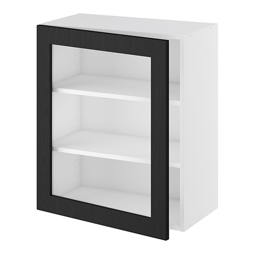 Kitchn Vitrineskab 2 hylder og 1 låge H:704 D:320 B:600