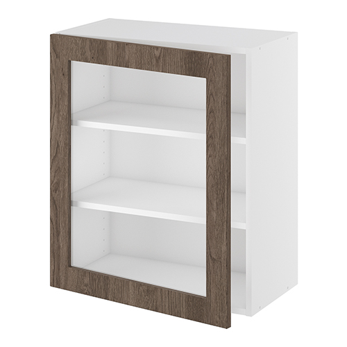 Kitchn Vitrineskab 2 hylder og 1 låge H:704 D:320 B:600