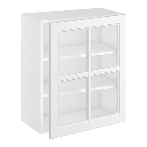 Kitchn Vitrineskab 2 hylder og 1 låge H:704 D:320 B:400