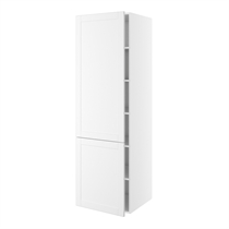 Madskab m/5 hylder 2-delt låge H:2144 D:580 B:600