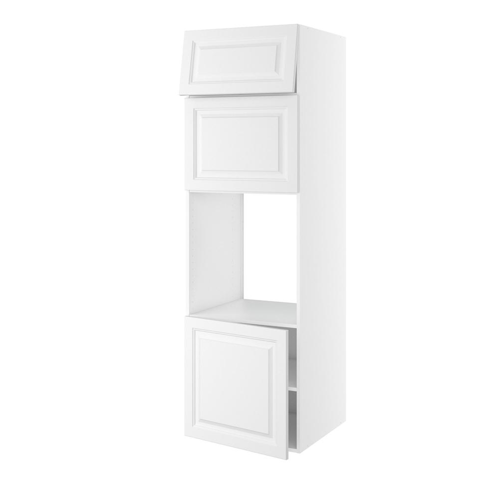 Kitchn Højskab, t/ovn og micro, 572mm låge, 444mm lift door, 316mm toplåge, hul: 592mm. H:1952 B:600 D:580