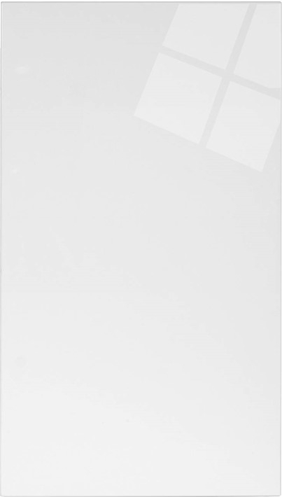 4: Hvid Højglans 60 cm løs højskabslåge 59,6 x 194,8 cm.