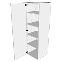 Multi-Living Køkken hyldeskab i Wien H: 195,2 cm D: 60,0 cm - 1 låge inklusiv 4 hylder - Bredde: 40 cm