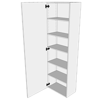 Multi-Living Køkken tilpasningsskab i Wien H: 195,2 cm D: 34,0 cm - Inklusiv 5 hylder - Bredde: 40 cm